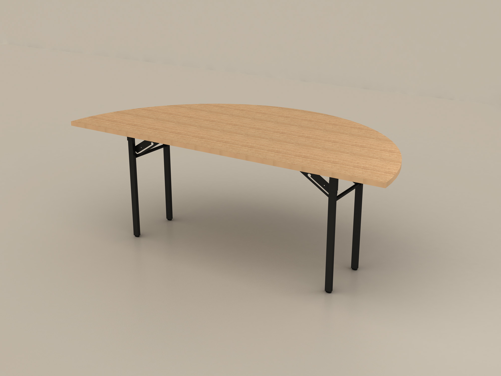 Wood and Metal Dinning Table